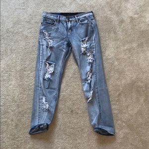 COPY - ONE TEASPOON BAGGY DISTRESSED JEANS SIZE 26